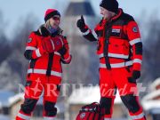 Apteczka osobista AOD Cordura odblaskowa - czerwona