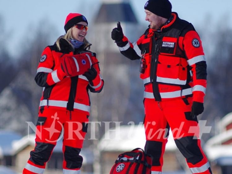 Apteczka osobista AOD Cordura odblaskowa - czerwona