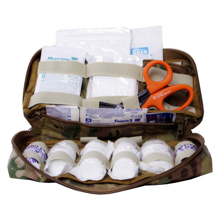 Apteczka osobista z wyposażeniem AOD Cordura NorthWind - Multicam