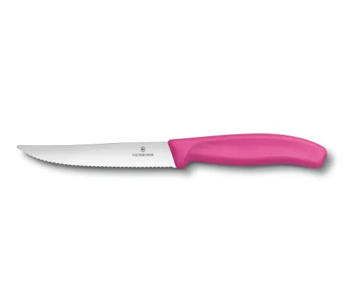 Nóż do steków Victorinox Swiss Classic Gourmet - różowy