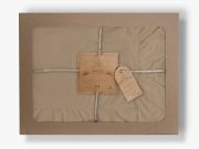 Pościel bawełniana AKDENIZ BEIGE/200x220(P) STONEWASHED