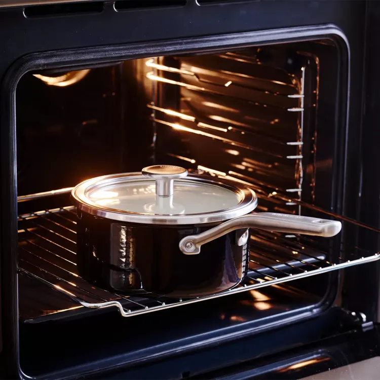 Rondel emaliowany 2,4L - czarny / KitchenAid