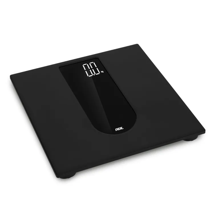Waga łazienkowa ADE Allegra, do 180 kg, 30,5 x 30,5 cm, czarna