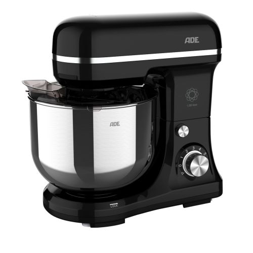 Mikser planetarny ADE, 3 mieszadła, 1200 W, 29,5 x 20,5 x 31,5 cm, czarny