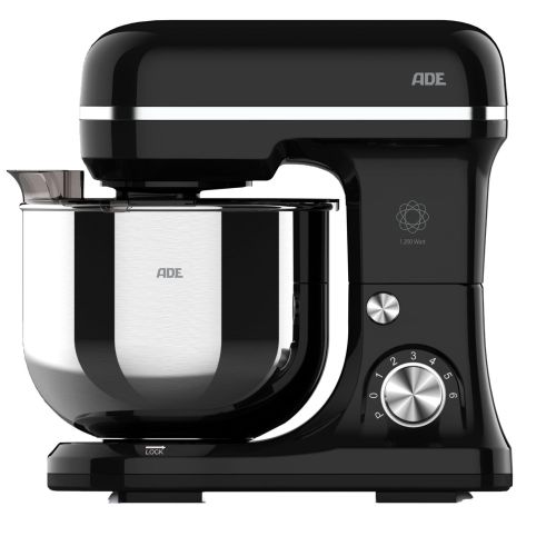 Mikser planetarny ADE, 3 mieszadła, 1200 W, 29,5 x 20,5 x 31,5 cm, czarny