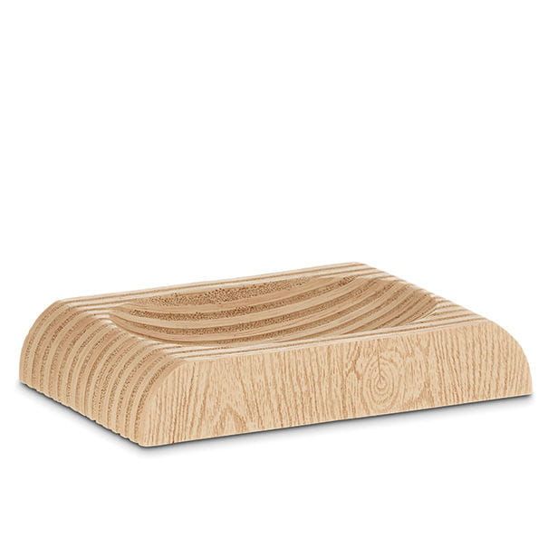 Mydelniczka Kela Kaiu, żywica polimerowa, 13 x 9 x 2,5 cm, drewniany wzór