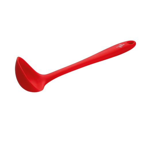 Chochla silikonowa Kuchenprofi Trend, 28 cm, czerwona