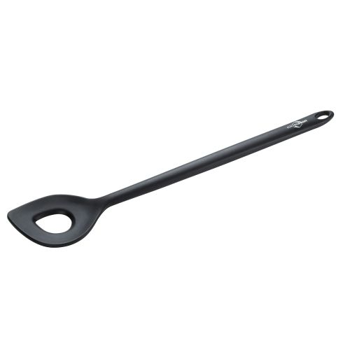 Łyżka z otworem Kuchenprofi Trend, silikon, 30,5 cm, czarna