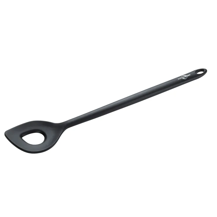 Łyżka z otworem Kuchenprofi Trend, silikon, 30,5 cm, czarna