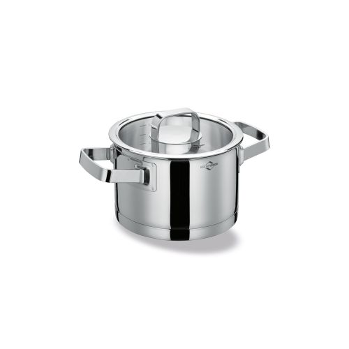 Garnek z pokrywką Kuchenprofi San Remo, stal nierdzewna/szkło, 2,0 l, śred. 16 cm