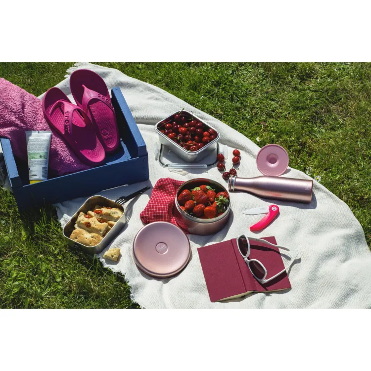 Pojemnik na żywność Lurch Snap, stal nierdzewna, 1,4 l