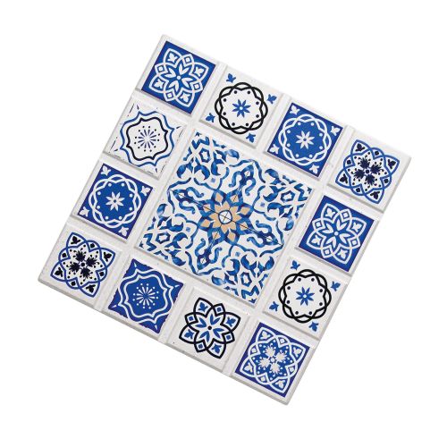 Podkładka pod gorące naczynia Zassenhaus Casablanca, ceramika/korek, 20 x 20 cm, krzyż
