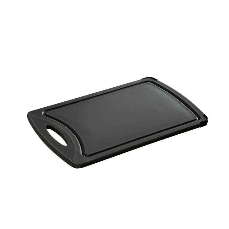 Deska do krojenia Zassenhaus Easy Cut, tworzywo sztuczne, 32 x 20 cm, czarna