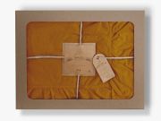 Pościel bawełniana MUSTARD/200x220(P) STONEWASHED