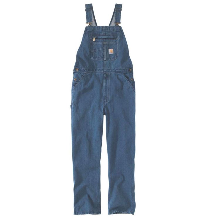 Ogrodniczki Carhartt Loose Fit Denim DARKSTONE