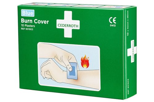 Plaster na opażenia Cederroth Burn Cover, 10 szt.