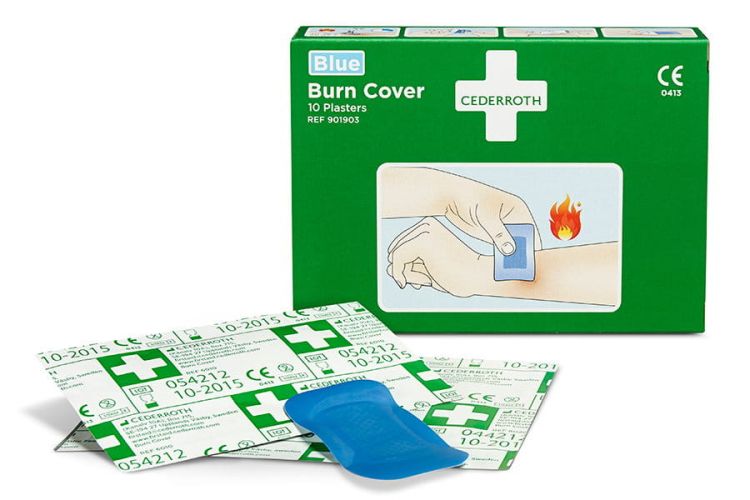 Plaster na opażenia Cederroth Burn Cover, 10 szt.
