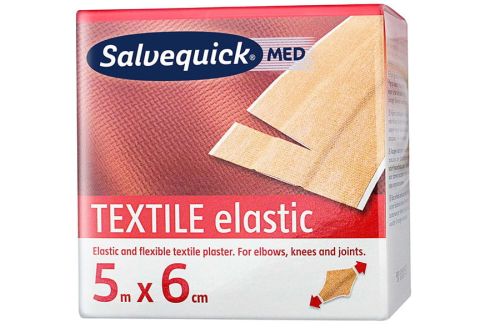 Plaster tekstylny SalvequickMED, 6cm x 5m elastyczny
