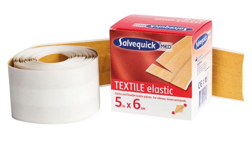 Plaster tekstylny SalvequickMED, 6cm x 5m elastyczny