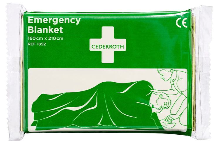 Koc ratunkowy Cederroth, folia termiczna NRC