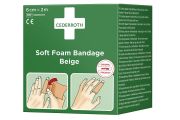 Bandaż z pianki Cederroth Soft Foam Bandage Beige, 6 cmx200cm