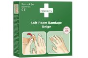 Bandaż z pianki Cederroth Soft Foam Bandage Beige, 3 cmx450cm