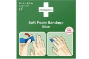 Bandaż z pianki Cederroth Soft Foam Bandage Blue, 3 cmx450cm