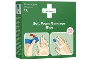 Bandaż z pianki Cederroth Soft Foam Bandage Blue, 3 cmx450cm