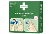 Bandaż z pianki Cederroth Soft Foam Bandage Blue, 3 cmx450cm