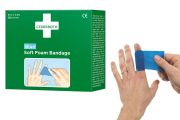 Bandaż z pianki Cederroth Soft Foam Bandage Blue, 6 cm x 450cm