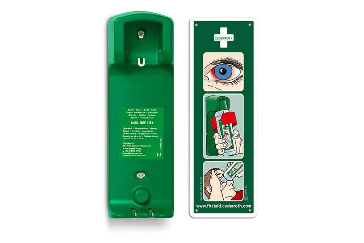 Uchwyt ścienny na płukankę Cederroth, 500 ml