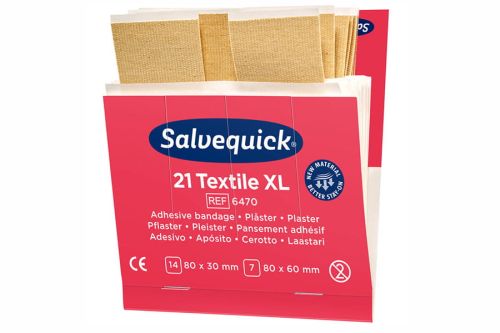 Plastry tekstylne duże Cederroth Salvequick, 21 szt.