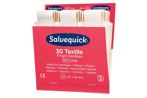 Plastry tekstylne długie Cederroth Salvequick, 30 szt.