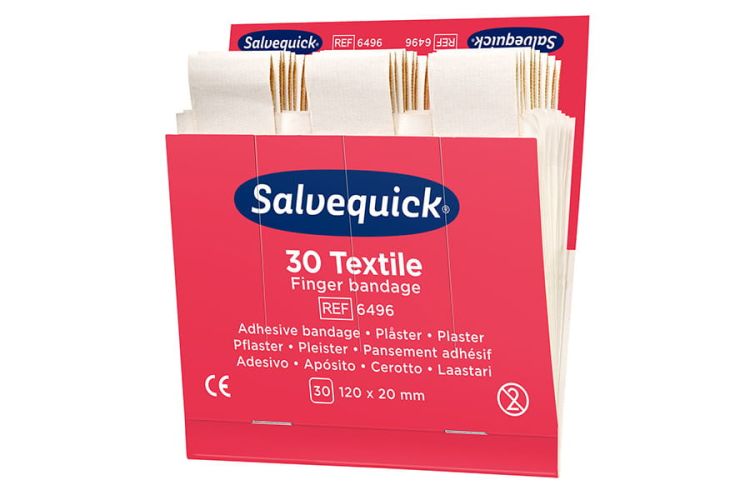 Plastry tekstylne długie Cederroth Salvequick, 30 szt.