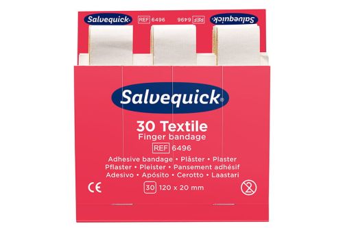 Plastry tekstylne długie Cederroth Salvequick, 30 szt.