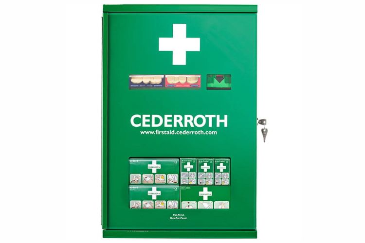 Apteczka ścienna Cederroth First Aid Cabinet (metalowa)