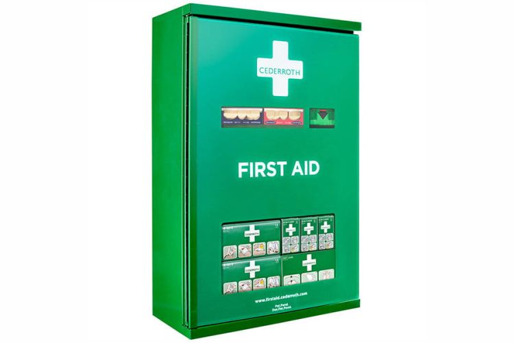 Apteczka ścienna Cederroth First Aid Cabinet (metalowa)