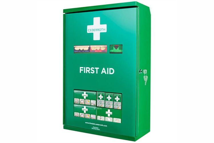Apteczka ścienna Cederroth First Aid Cabinet (metalowa)