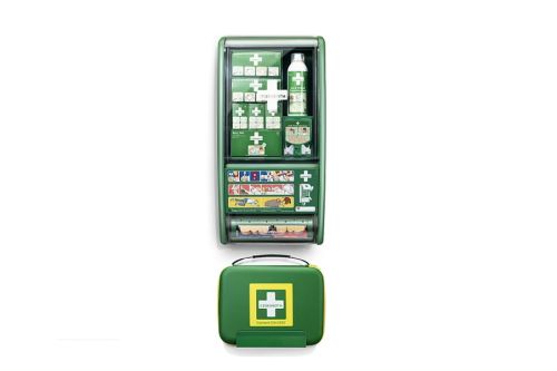Zestaw ścienny Cederroth First Aid Station DIN 13157