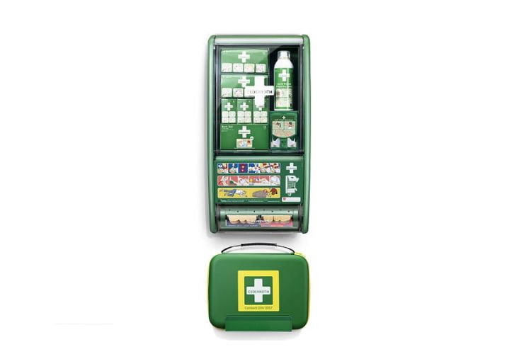 Zestaw ścienny Cederroth First Aid Station DIN 13157