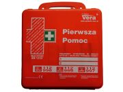 Przemysłowa apteczka pierwszej pomocy TOP 8 13157 w pudełku z tworzywa ABS Vera