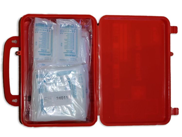 Przemysłowa apteczka pierwszej pomocy TOP 6 13164 w pudełku z tworzywa ABS Vera