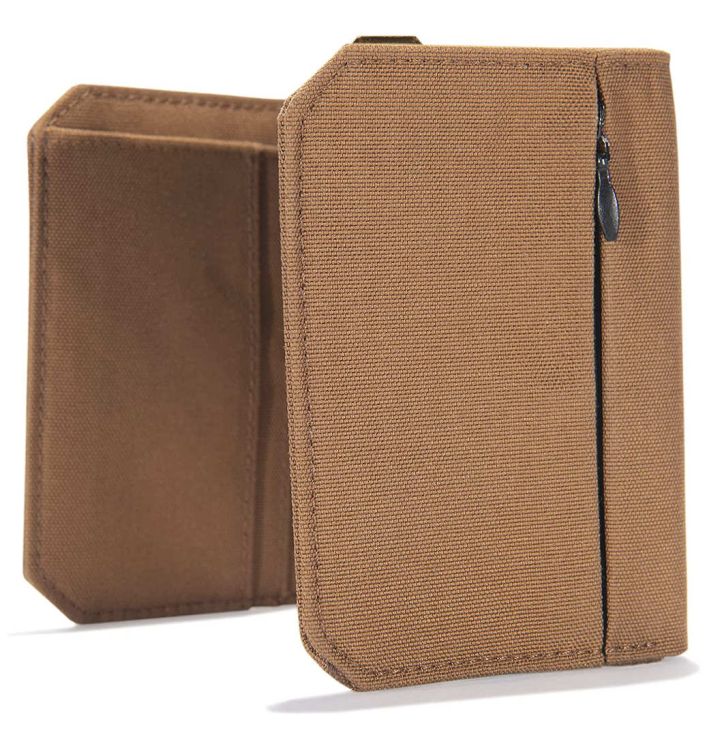 Portfel Carhartt Nylon Duck Trifold Wallet CARHARTT BROWN