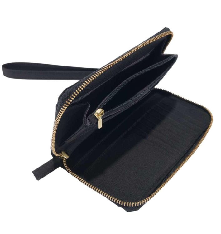 Portfel Carhartt Nylon Duck Lay-Flat Clutch Wallet BLACK