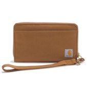 Portfel Carhartt Nylon Duck Lay-Flat Clutch Wallet CARHARTT BROWN