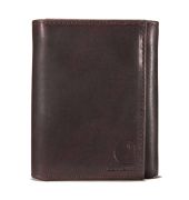 Portfel Carhartt Oil Tan Trifold DARK BROWN