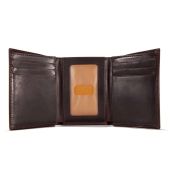 Portfel Carhartt Oil Tan Trifold DARK BROWN
