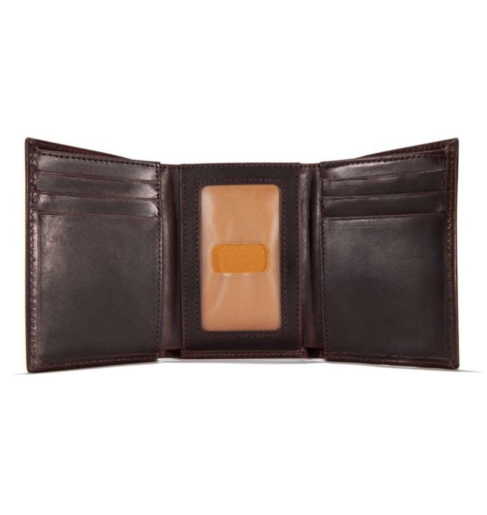 Portfel Carhartt Oil Tan Trifold DARK BROWN