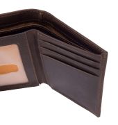 Portfel Carhartt Oil Tan Trifold DARK BROWN