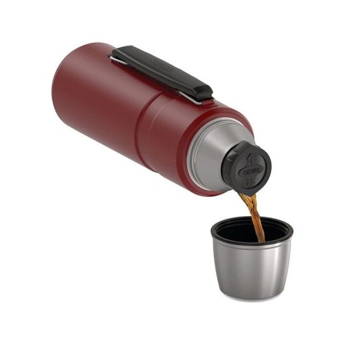Termos z uchwytem na napoje Thermos 1,2 l - rustic red